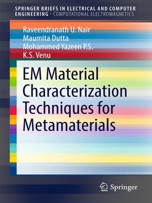 cover image of EM Material Characterization Techniques for Metamaterials